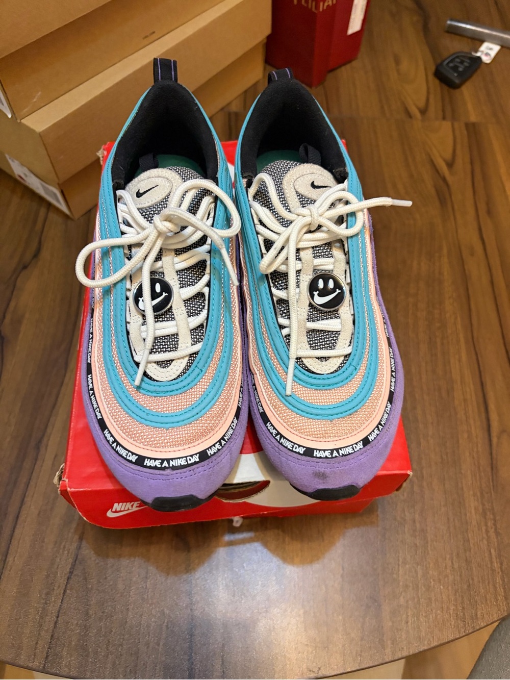 Nike Kids Multicolor Pastel 'Have A Nike Day' Sneakers